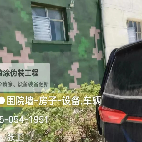 张家界数码迷彩漆施工